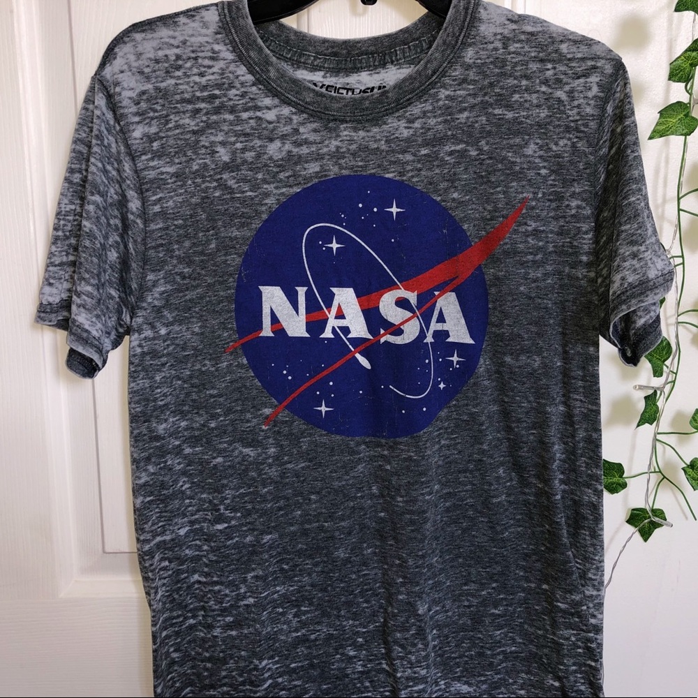 Light Grey Washed NASA T-Shirt